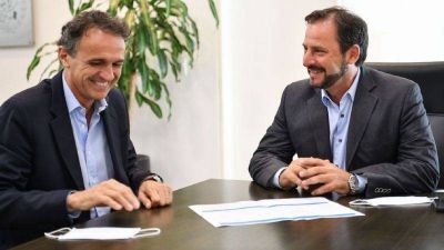 Sujarchuk y Katopodis recorrieron distintas obras de infraestructura que se realizan en Bel�n de Escobar