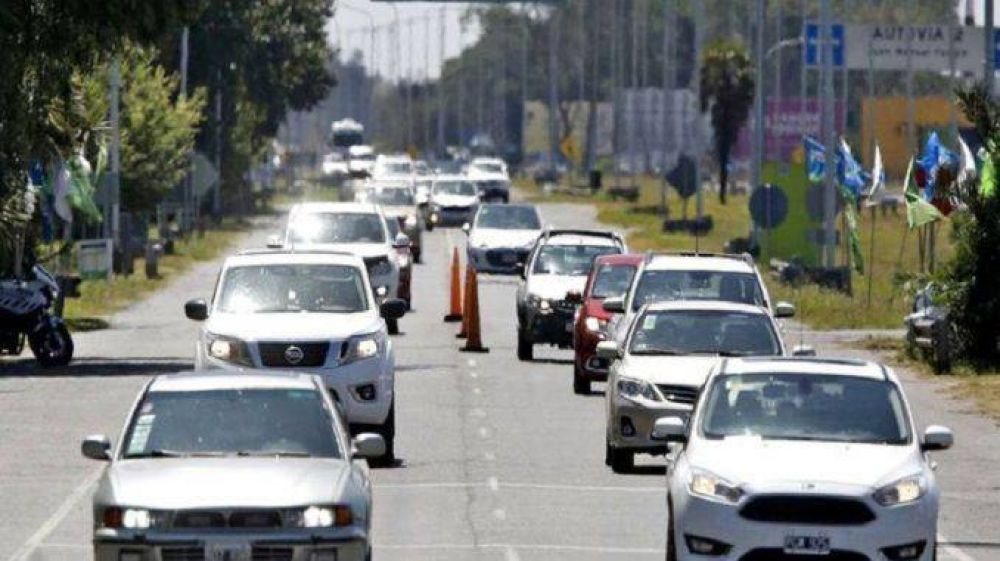 Durante el fin de semana largo hubo rcord vehicular hacia la Costa Atlntica