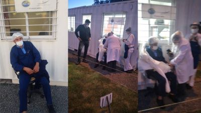 Empresa de limpieza lo amenaz� con inventarle una causa para obligarlo a renunciar y se encaden� en la puerta de Arcor