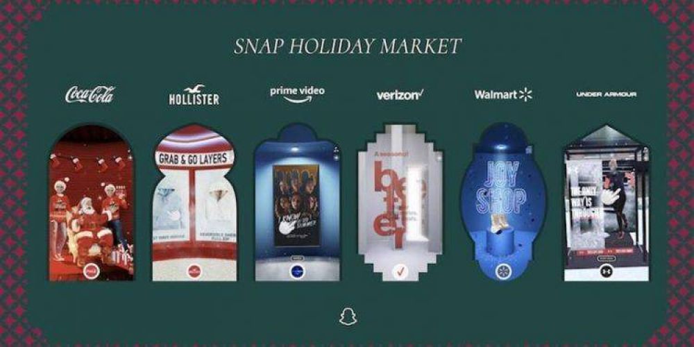 Walmart y Coca-Cola abren tiendas navideas de realidad aumentada en Snapchat