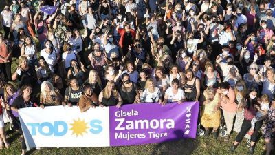 25N: Gisela Zamora encabezó un encuentro de mujeres referentes y militantes del Frente de Todos Tigre