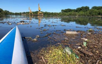 Contaminaci�n: ordenan instalar barreras de contenci�n de residuos en el Arroyo El Gato