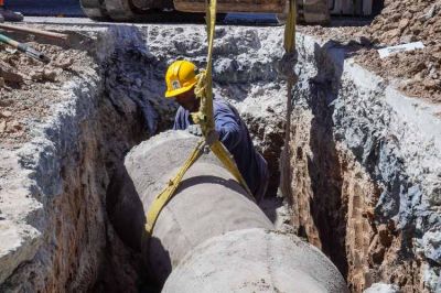 Vicente López: Avanzan las obras hidráulicas en Villa Martelli