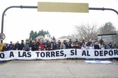 Movilizaciones en contra de los convenios urban�sticos de Larreta