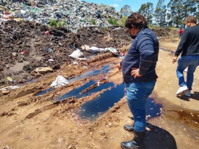 Relleno Sanitario: Corroboraron «contaminación directa» en el Arroyo Tapalqué
