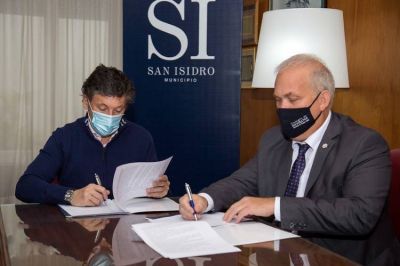 San Isidro y Escribanos de la provincia firman convenio para agilizar tr�mites