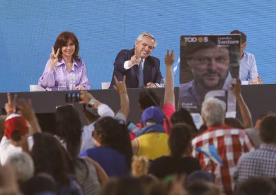 Con la reaparici�n de Cristina, la Casa Rosada arma festival para el 10D