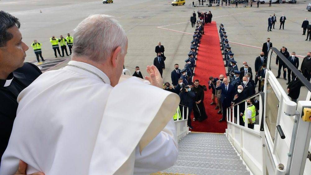 El Papa llegó a Roma: 