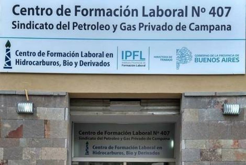 Se inaugura hoy el primer centro de Formacin Laboral petrolero del pas