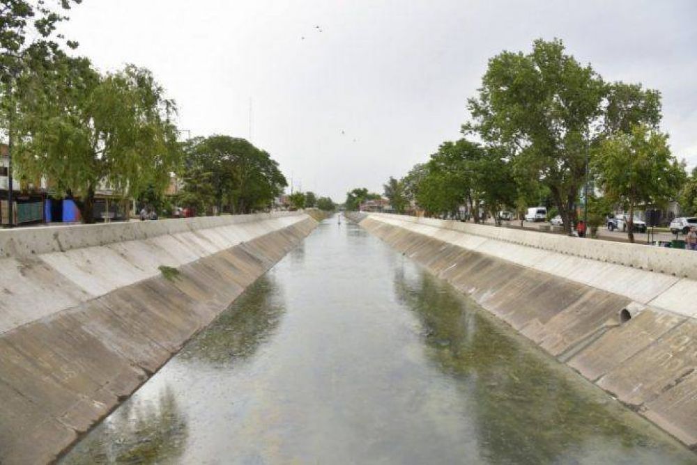 Moreira, Katopodis y Nardini inauguraron la primera etapa de la obra del Canal Jos Ingenieros