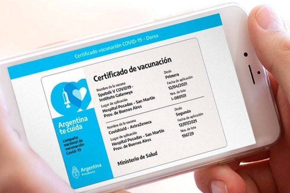 Cmo funcionar el pase sanitario que implementa el Gobierno a partir de enero