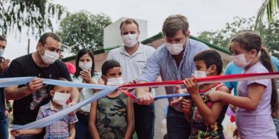 Herrera Ahuad inaugur� plazas para el disfrute de todas las familias en Campo Viera