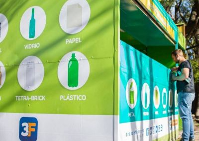 Reciclaje en Tres de Febrero: colocan Eco Puntos mviles para dejar residuos