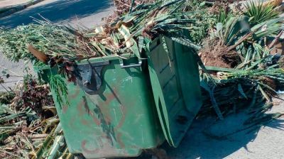 Solicitan a los vecinos realizar un uso responsable de los contenedores de residuos