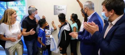 Avellaneda: Jorge Ferraresi y Juan Zabaleta inauguraron la Asociaci�n de Fomento Barrio Azul
