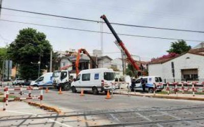Vicente L�pez: AySA finaliz� la instalaci�n de una gran v�lvula para mejorar el servicio