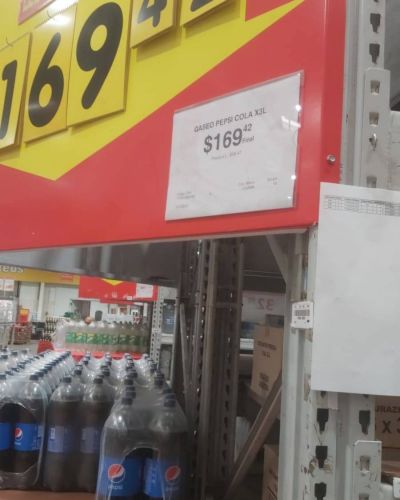 Advierten trampa con precios en las góndolas de algunos supermercados