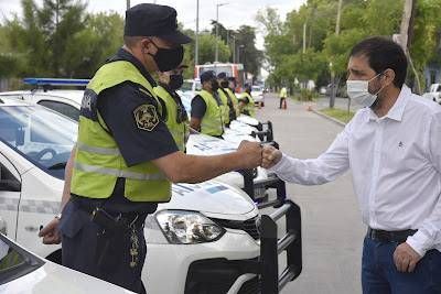 Fernando Moreira presentó más patrulleros para la Policía de la Provincia
