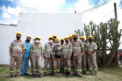 “Agua+Trabajo”: habilitaron una red de agua potable en el barrio Parque Sarmiento de Virrey del Pino