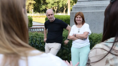 Horacio Rodr�guez Larreta y Patricia Bullrich juntos: unidad, reuni�n con fiscales y un mensaje al PRO
