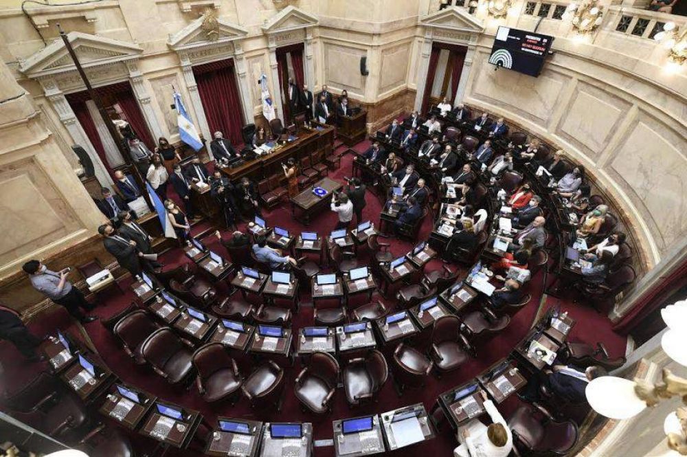 Estall la grieta en el Senado de la Nacin entre el Frente de Todos y Juntos