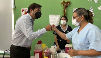 Kreplak salud� a los trabajadores de la Salud y agradeci� por 