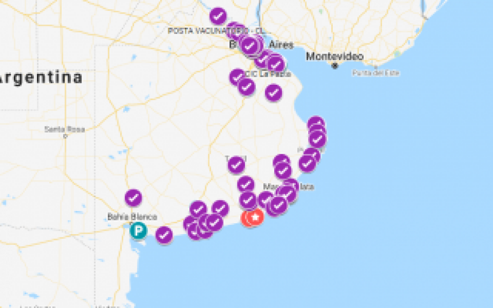 Verano y pandemia en Provincia de Buenos Aires: Salud creó un mapa con los puntos de vacunación y testeo en distritos turísticos