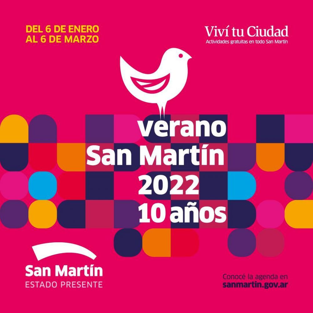 San Martin: Comienza una nueva edicin del ciclo de verano Viv tu Ciudad