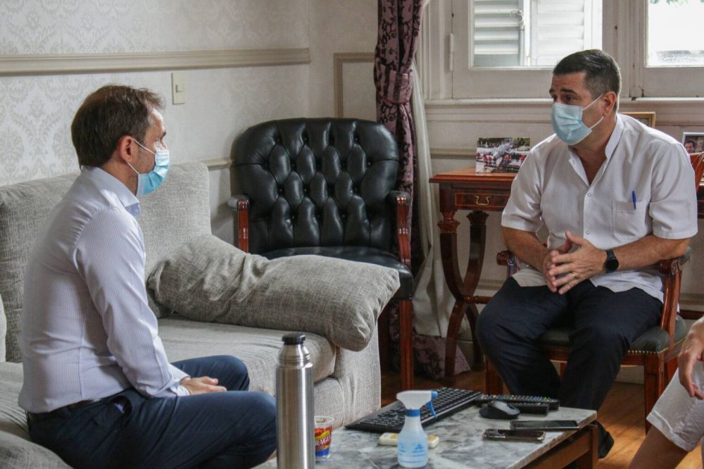 Abella present� al doctor Daniel Tonelli como nuevo director del Hospital San Jos�
