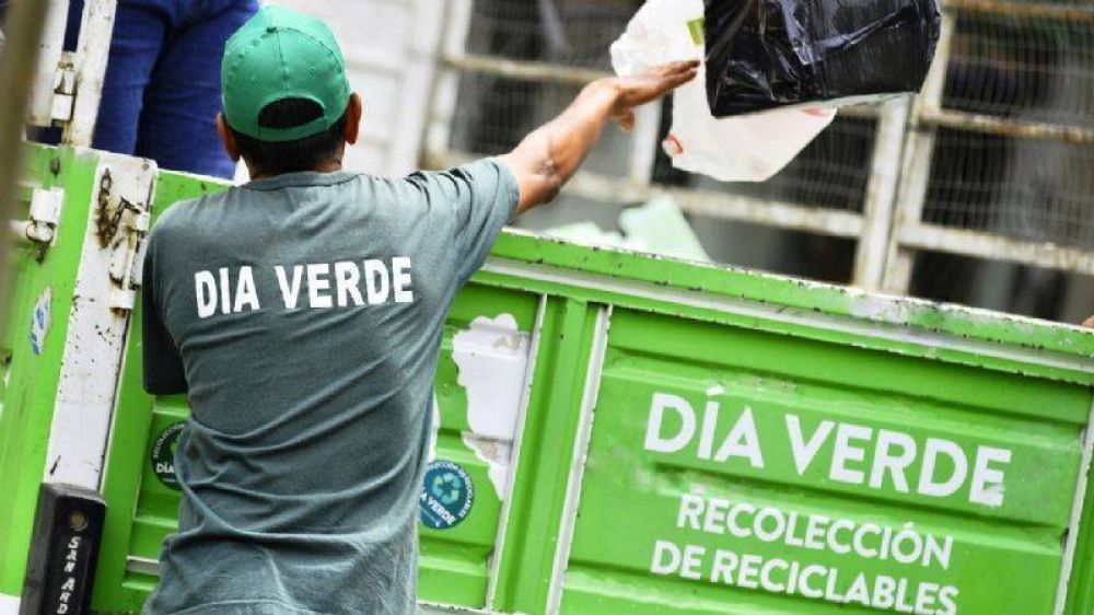 Vicente López fomenta el reciclaje con el programa Día Verde
