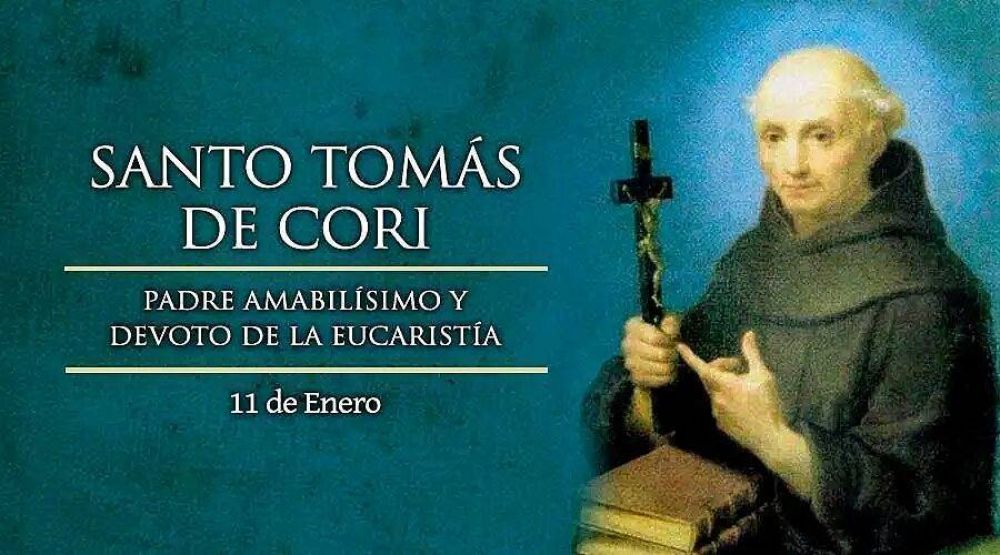 Hoy celebramos a Santo Tomás de Cori, amante de la Eucaristía que vivió 40 años de sequía espiritual