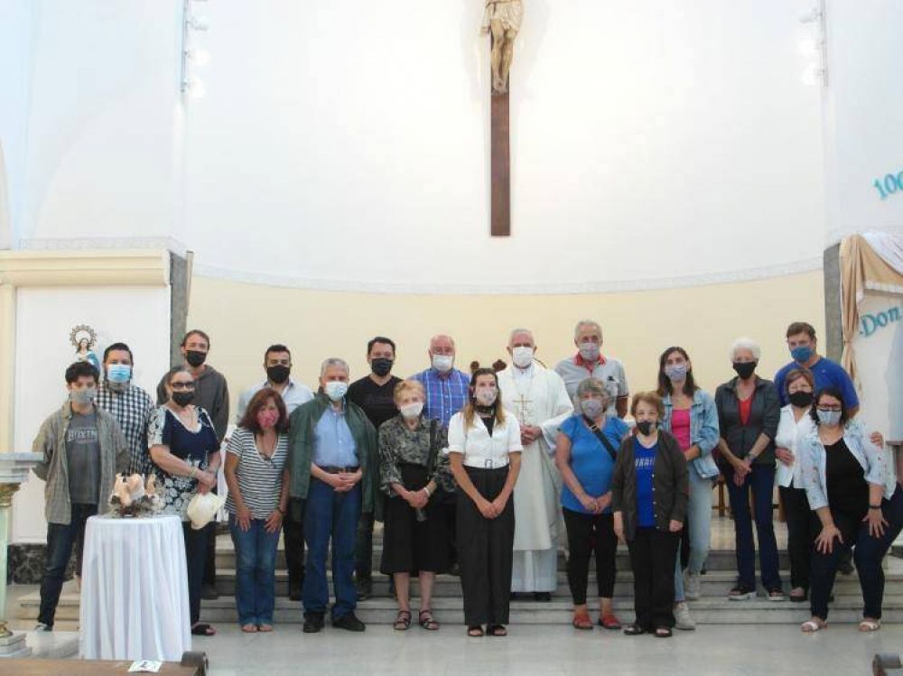 Mons. Uriona celebr la misa en el Cottolengo de Mar del Plata