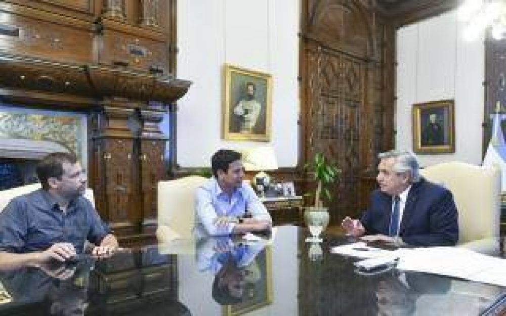 Alberto Fern�ndez recibi� a Cardozo: 
