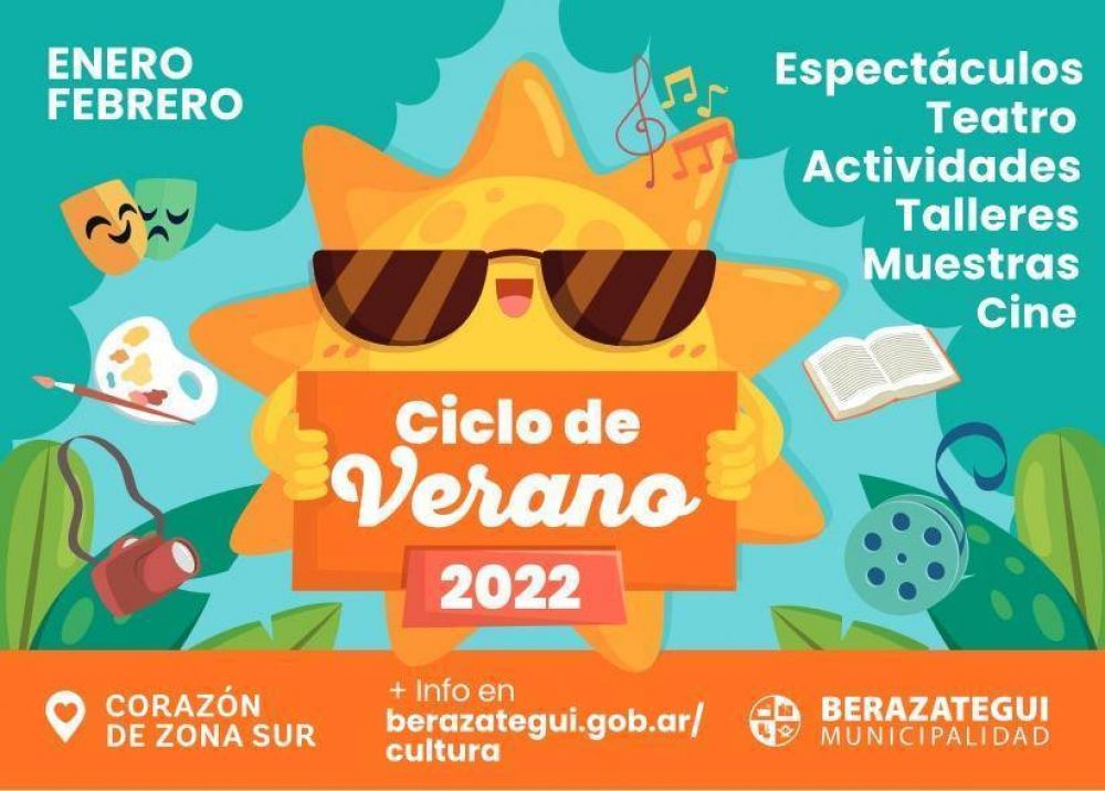 Ciclo de verano en Berazategui: Espectáculos para todos
