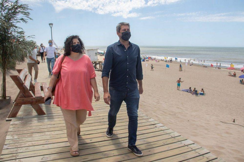Vizzotti recorri� centros de testeo en Mar del Plata y llam� a �fortalecer los cuidados�