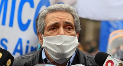 1F: Carlos Acu�a afirm� que por el momento la CGT no va a marchar porque �no sabemos el objetivo� aunque consider� que la Corte debe �hacer una autocr�tica�
