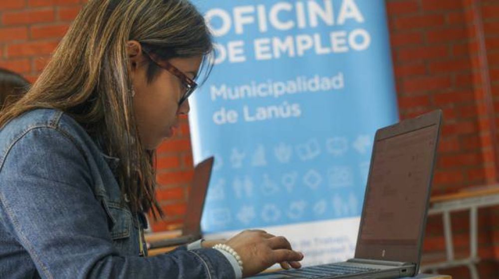 Lanús: el portal de empleo sumó 16 mil vecinos durante el 2021
