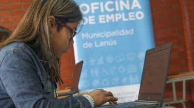 Lan�s: el portal de empleo sum� 16 mil vecinos durante el 2021