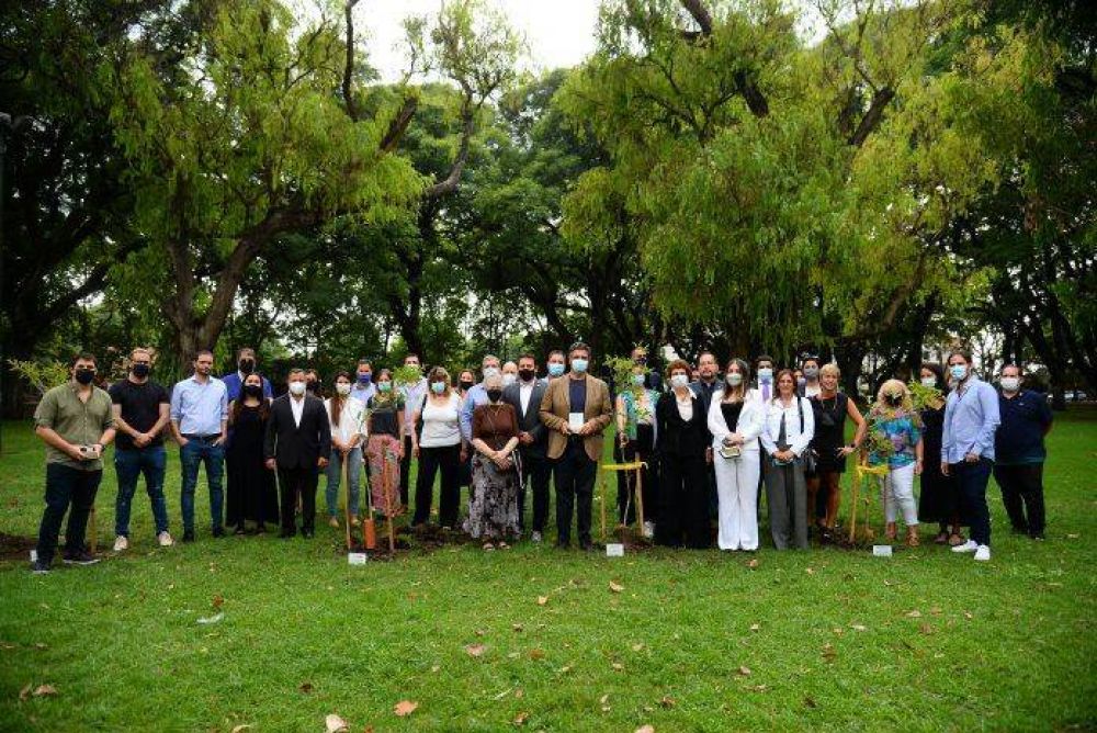 El KKL Argentina inaugur el Arboreto de las Naciones