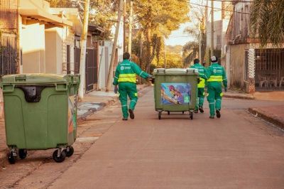 Posadas Sustentable: Se instalaron casi 2.000 contenedores de residuos en los barrios