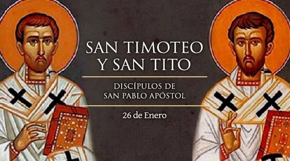 Hoy celebramos a San Tito y San Timoteo, los grandes amigos de San Pablo