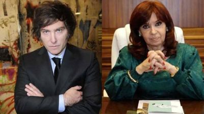 Javier Milei cruz� a Cristina Kirchner: 