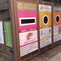 Instalaron un nuevo punto fijo de recolección de residuos reciclables