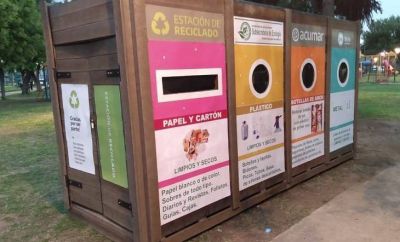 Instalaron un nuevo punto fijo de recolecci�n de residuos reciclables