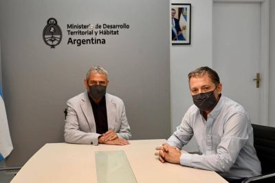 Fernando Gray se reuni� con el ministro Jorge Ferraresi