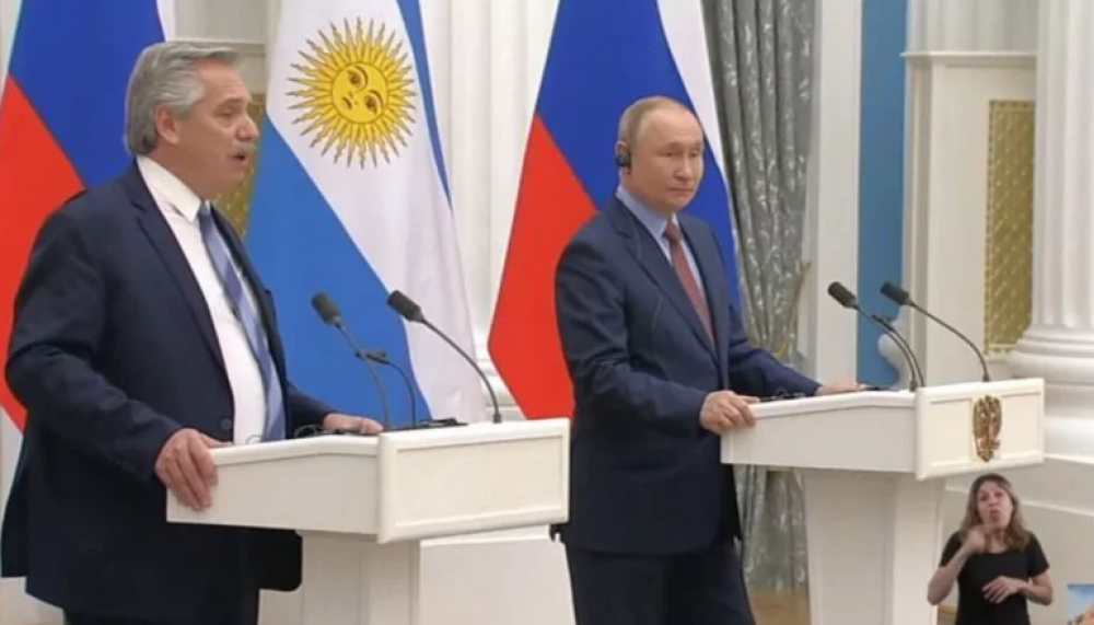 Alberto Fernndez pidi a Vladimir Putin potenciar el acuerdo que firm con Cristina en 2015
