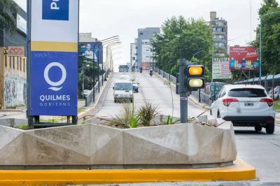  Modifican en Quilmes cruces viales de alto tránsito
