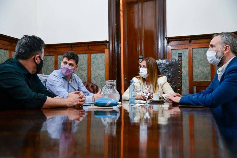 Karina Menéndez se reunió con el presidente del Patronato de Liberados