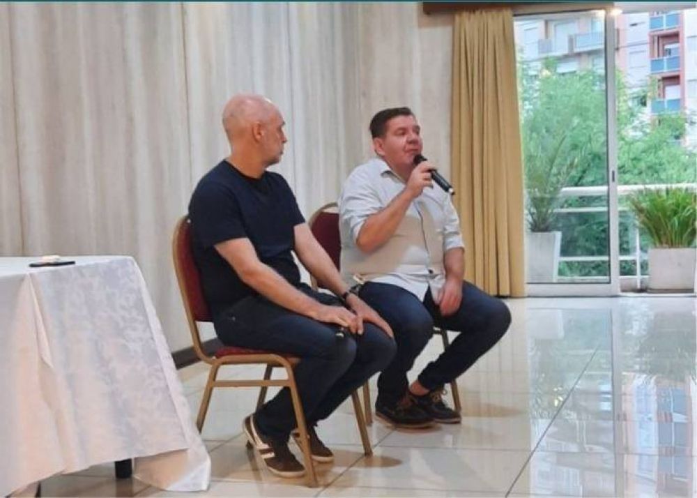Montenegro recibi� a Larreta en Mar del Plata