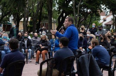 Colector Marcos Sastre: Montenegro se reuni� con vecinos del norte de la ciudad